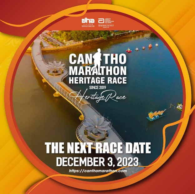 THUYỀN GHE LÊN ÁO CHẠY GIẢI CAN THO MARATHON – HERITAGE RACE