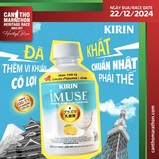 KIRIN iMUSE x Can Tho Marathon Heritage Race 2024 : Empowering Champions